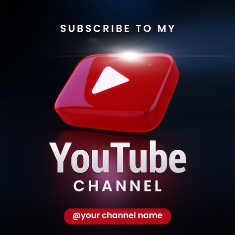 Subscribe to my youtube channel | Premium Psd #Freepik #psd #live-broadcast #live-3d #live-streaming #youtube-live Youtube Poster, Youtube Channel Subscribe, Youtube Banner Design, Youtube Page, Youtube Ads, Youtube Design, Background Images For Quotes, Subscribe To My Youtube Channel, Youtube Subscribers