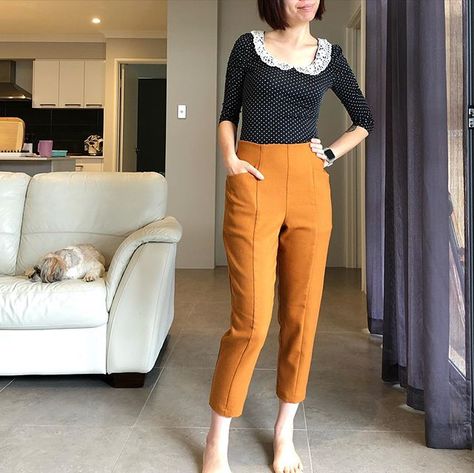 Closet case pietra pants Pietra Pants Closet Case, Pietra Pants, Sewing Pants, Trouser Pants, Sewing Inspiration, Mustard, Camel, Capri Pants, Sewing Projects