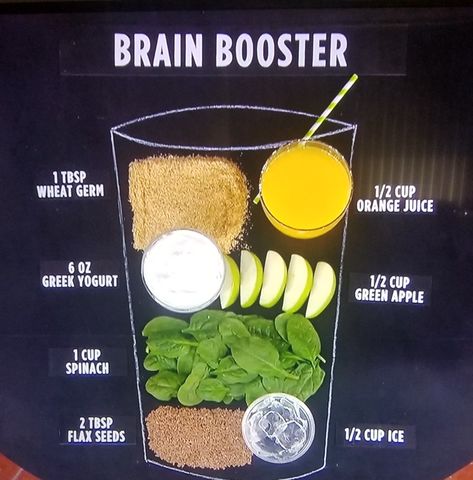 Juices To Improve Memory, How To Increase Memory, Smoothies For Brain Health, Brain Boosting Smoothies, Juicing For Brain Health, Brain Food Memory, Brain Booster Smoothie, Brain Healthy Foods, Brain Boosting Foods