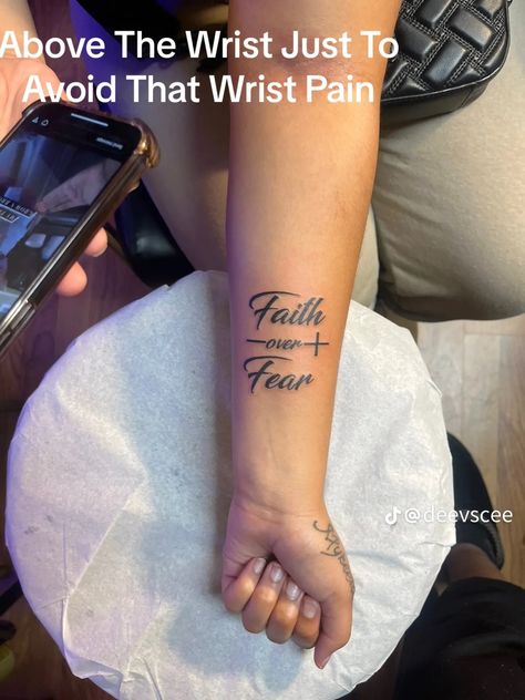 Tattoo Ideas Poetry, God Is Within Her She Will Not Fail Tat Arm, Female Bible Verse Tattoos, Godly Tattoos For Women Half Sleeves, Faith Arm Tattoos For Women, Unique Tattoos For Lost Loved Ones, Meaningful Arm Tattoos For Women Forearm, Wrist Tattoo Black Women, First Tattoo Ideas For Women Forearm