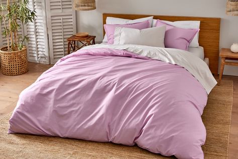 Post Image Mix And Match Bedding, Bold Bedding, Shop Apartment, Royal Bed, Top Of Bed, Fall Bedding, Organic Cotton Bedding, Orchid Color, Perfect Bedding