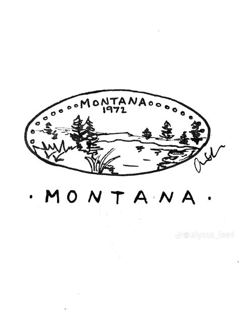 Pressed Penny Tattoo, Alabama Tattoos, Penny Tattoo, Montana Tattoo, Pressed Pennies, State Tattoos, Big Sky Montana, Human Canvas, Mother Daughter Tattoos