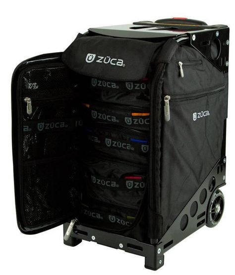 Zuca Bag, Makeup Trolley, Professional Makeup Case, Artist Bag, Rolling Bag, Utility Pouch, Train Case, Clear Vinyl, Carry On Luggage