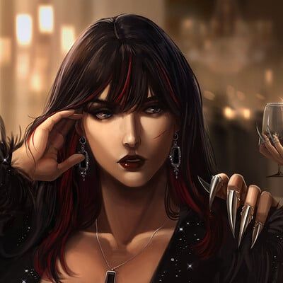 ArtStation - Christina Wu Character Interaction, Vampire Masquerade, Christina Wu, Female Character Concept, Reference Sheet, Her Universe, My Character, Female Character, Character Sheet