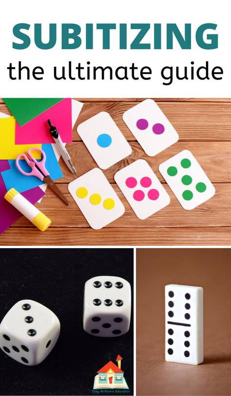 Subitizing: A Foundational Concept For Mathematical Success Subitizing Activities, Montessori Math Activities, Maths Eyfs, Maths Games, Eyfs Activities, Prek Math, Math Challenge, Activities For Preschoolers, Montessori Math