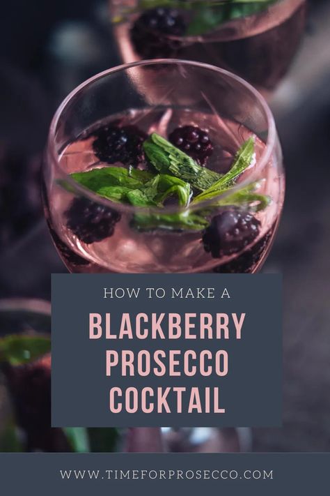 Just like any other cocktail, the BlackBerry Prosecco is always served chilled because it tastes better cold. The most popular Prosecco cocktail is the Bellini, which is a cocktail made with Prosecco and peach purée or nectar. Click to read more. Prosecco Margarita, Prosecco Cocktails Easy, Cocktail Prosecco, Prosecco Punch, Blackberry Cocktail, Prosecco Drinks, Blackberry Drinks, Cocktail Inspiration, Berry Cocktail