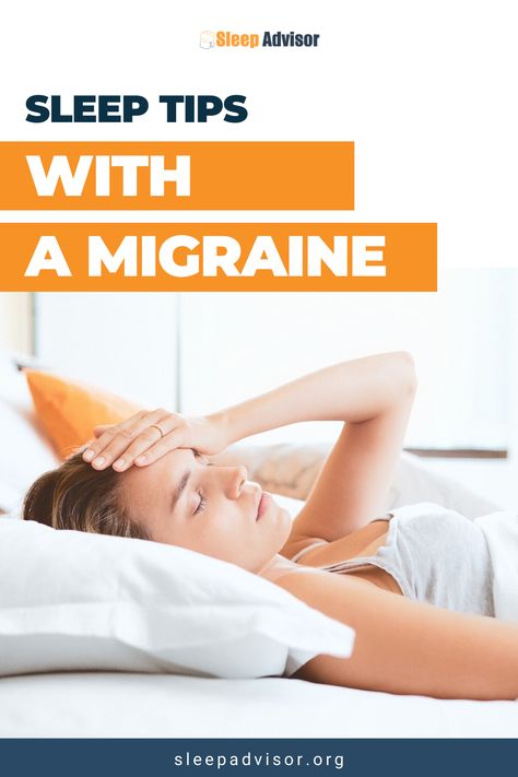 Is there a link between sleep and migraines? Find out tips and tricks to sleep better with a migraine. We are Sleep Advisor, the sleep experts! The best tips on how to have a well rested night, healthy sleep tips, sleep health hacks, product info Best Sleep Aid Products, Severe Insomnia, Sleeping Problems, Sleeping Tips, How Can I Sleep, Insomnia Causes, Well Rested, Ways To Sleep, How To Sleep Faster