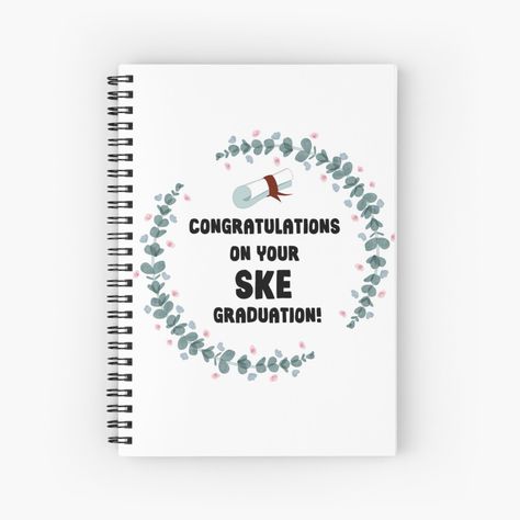 Get my art printed on awesome products. Support me at Redbubble #RBandME: https://www.redbubble.com/i/notebook/JW-congratulations-on-your-SKE-graduation-by-InkyKidArt/158798596.WX3NH?asc=u Graduation Journal, Graduation Design, Jw Gifts, Line Graphs, Notebook Design, A Journal, Spiral Notebook, Trending Topics, Paper Stock