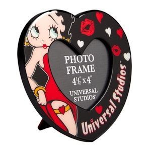 Shop Home's Betty Boop Black Red Size 7” Picture Frames at a discounted price at Poshmark. Description: Cute Betty Boop wooden picture frame from Universal Studios Hollywood 💋❤️ Frame size is 7” x 7” Fits 4.5” x 4” photo Table top frame with single hook for hanging option as well Opens in the back with a single latch Brand new ✨. Sold by unicorndreamzzz. Fast delivery, full service customer support. Cute Betty Boop, Betty Boop Black, Photo Table, Table Top Frame, Certificate Frames, 8x10 Picture Frames, Wooden Picture Frame, Universal Studios Hollywood, Wood Photo Frame