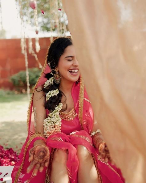 Haldi in hues of pink 💕 Bride: @tanvisiingh28 Photography: @fourfoldpictures Location: @itcmughal Decor: @wedmerock #haldi #haldidecor #haldifunction #haldidress #haldiceremony #haldibride #haldillook #haldioutfit #haldioutfits #pinksharara #sharara #shararasuit #matchingoutfits #colorcoordinated #coordinatedcouple #indianwedding #indianweddings #weddingreel #trending [ haldi, haldi outfit, haldi dress, haldi photos, haldi function, pink sharara suit, haldi decor, haldi decor, haldi d... Haldi Dress For Men, Haldi Dress For Bride Indian, Haldi Dress For Bride, Haldi Photos, Pink Sharara Suit, Pink Sharara, Haldi Dress, Haldi Decor, Haldi Function