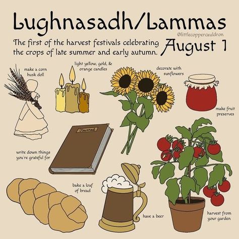 How To Celebrate Lughnasadh, Lammas Crafts For Kids, Lammas Lughnasadh Simmer Pot, Lammas Simmer Pot, Lugnasad Celebration, Lammas Altar Ideas, Lammas Lughnasadh Altar, Lughnasadh Crafts, Lammas Traditions