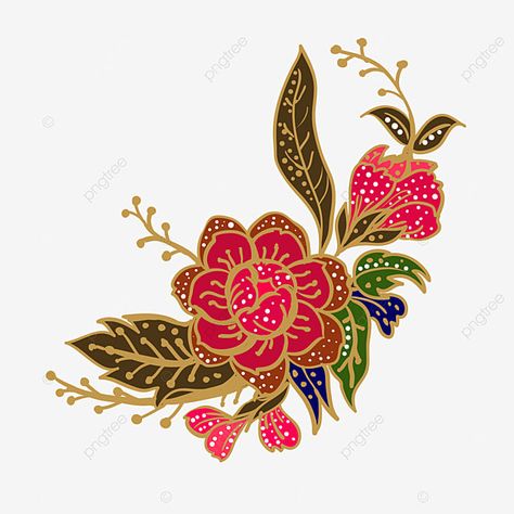 Nirmana Batik, Batik Png, Batik Drawing, Pattern Branding, Batik Nusantara, Batik Flower, Lotus Artwork, Motif Vector, Corak Batik