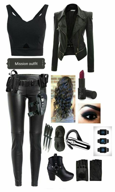 Mafia Queen Outfit, Spy Outfit Women, Kostum Peri, Apocalypse Outfit, Mafia Queen, Marvel Inspired Outfits, Zombie Apocalypse Outfit, Spy Outfit, Outfit Suit