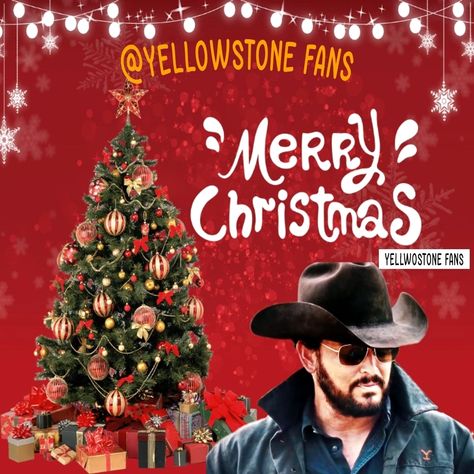 John Dutton, Yellowstone Series, Cole Hauser, Visit Yellowstone, Merry Christmas Everyone, Rustic Christmas, Movies And Tv Shows, Follow Us, Don't Forget