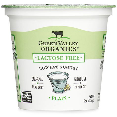 Green Valley Organics delicious lactose-free yogurt for people with lactose intolerance. Made only with the highest quality organic certified humane milk. Yogurt Packaging, Blueberry Plant, Lactose Free Milk, Fodmap Friendly, Natural Probiotics, Organic Blueberries, Yogurt Flavors, Organic Butter, Low Fat Yogurt