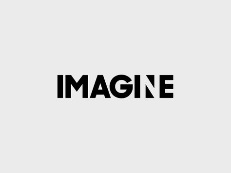 Imagine Wordmark minimalistic easy logo logotype simple minimal grey n wordmark black and white imagine negative space Imagine Logo Design, Simple Wordmark Logo, Simple Logo Design Minimalism, Online Shop Ideas, Imagine Logo, Ro Logo, Clothes Words, Wordmark Logo Design, Logo Wordmark