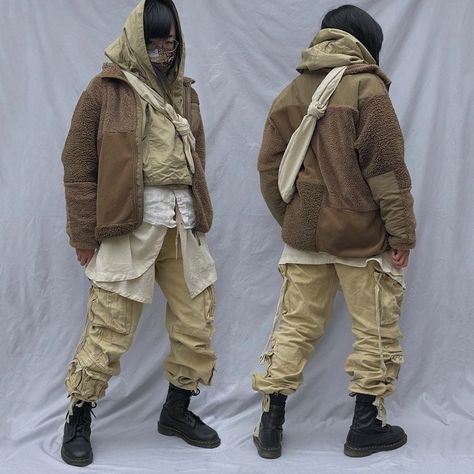 Post Apocalyptic Outfit, Apocalypse Clothing, Post Apocalyptic Clothing, Zombie Apocalypse Outfit, Apocalyptic Clothing, Dystopian Fashion, Apocalypse Aesthetic, Post Apocalyptic Fashion, Apocalyptic Fashion