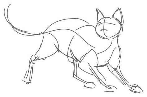 Cats Running Drawing, How To Draw Cat Ears On People, Strong Cat Drawing, Cat Gesture Drawing, How To Get Into Drawing, Cat Pose Drawing, Cats Reference Drawing, Person Holding Cat Drawing Reference, How To Draw Warrior Cats