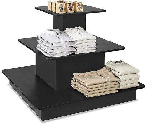 Display Tables, 3-Tier Retail Display Tables in Stock - ULINE Countertop Display Case, Retail Display Cases, Pallet Display, Display Tables, Countertop Display, Book Room, Toy Display, Display Table, Earring Storage