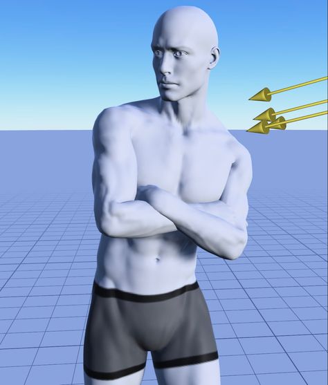 3D male anime model pose reference for lighting and composition. man standing with arms crossed with lighting reference. #art #drawing #arttips #artreference #posereference #poses #drawingideas art art drawings art ideas art anime poses reference drawing drawing ideas pose reference drawing pose reference photo poses reference photo poses reference drawing art ideas creative art ideas drawing sketches art ideas creativity art ideas inspiration sketch Cross Arm References, Pose Reference Below View, 4 Arm Pose Reference, Crisscross Pose Reference, Holding Something Pose Reference Drawing, Tender Pose Reference, Arch Pose Reference, Evil Poses Reference Male, Four Arms Pose Reference