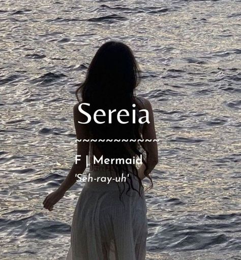 Mermaid Names Aesthetic, Unique Names Aesthetic, Female Character Name Ideas, Fantasy Username Ideas, Pretty Last Names Aesthetic, Cute Fantasy Names, Fantasy Mountain Names, Fantasy Aesthetic Names, Ethereal Name Ideas