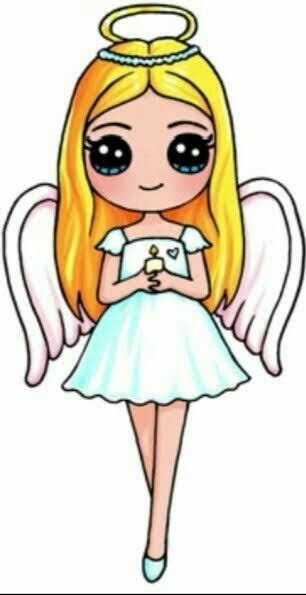 Blonde, Angel, Hair, Blue, Kawaii