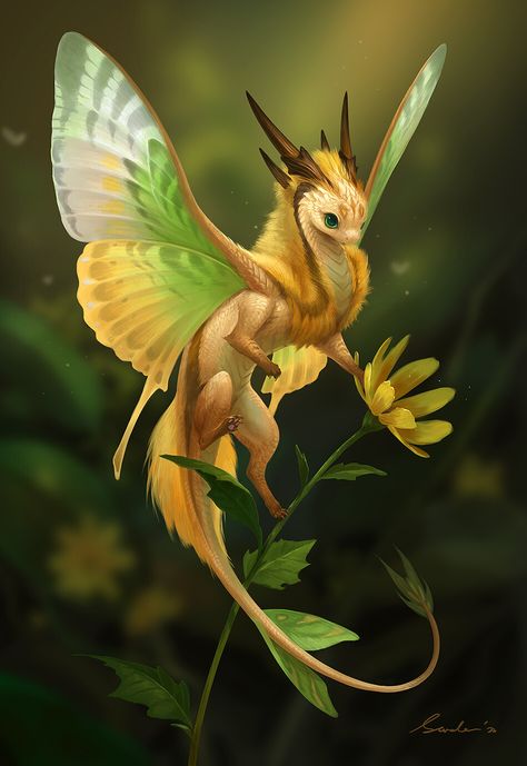 ArtStation - Small Fairy Dragon Fantasy Insect Art, Cryptid Nails, Historical Fantasy Art, Monster Mirror, Fantasy Pets, Imaginary Animals, Dragon Tamer, Dragon Magic, Dnd Creatures