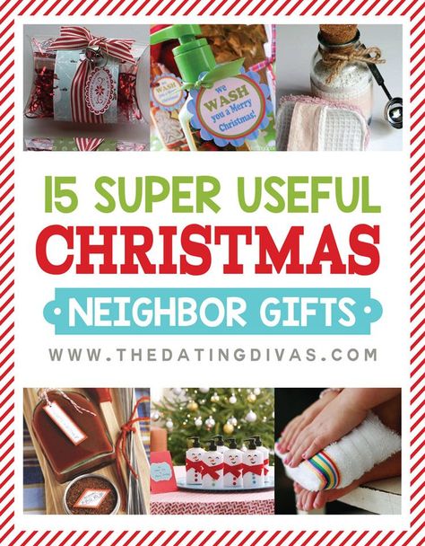 These are perfect gifts ideas to meet the needs of each of my neighbors this Christmas. www.TheDatingDivas.com Neighbor Christmas Basket, Christmas Gifts For Neighbors Non Food, Welcome To Neighborhood Gift Ideas, Neighbour Gifts Christmas, Cute Small Christmas Gifts For Friends, Christmas Neighbor Gifts 2022, Neibor Christmas Gifts, Christmas Gift Neighbor, Gifts For Neighbors Christmas Simple