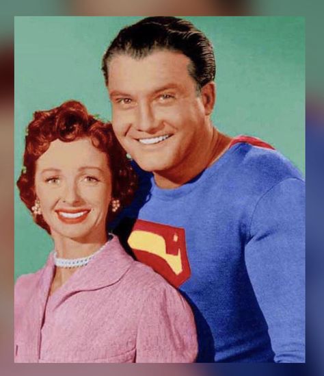 The original Superman and Lois Lane Original Superman, Superman And Lois, George Reeves, Superman And Lois Lane, Adventures Of Superman, Superman Lois, Classic Television, Lois Lane, Dc Movies