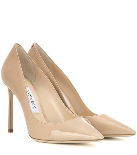 Jimmy Choo Romy 100, Kate Middleton Shoes, Jimmy Choo Romy, Wear Perfume, Beige Heels, Jimmy Choo Heels, Nude Pumps, Patent Leather Pumps, Nude Heels