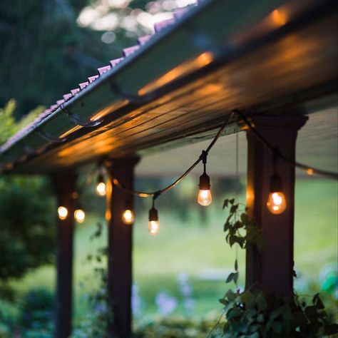 Benedict Society, Backyard String Lights, Porch Remodel, Patio String Lights, Pergola Lighting, Bohemian Baby, Light String, Outdoor Diy Projects, Hippie Decor