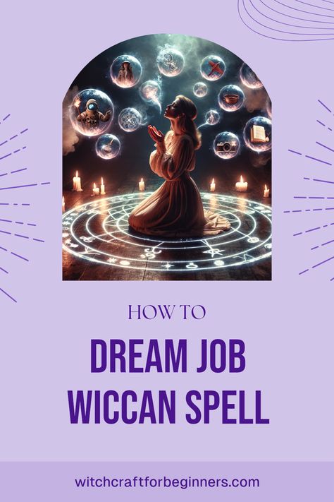 Looking to manifest your dream job? Discover this uplifting Wiccan chant spell crafted for job seekers! This spell is perfect for witches, beginners exploring witchcraft, or anyone who's ready to transform their career path using the ancient art of Wiccan spells. Find out how to connect with your true potential and send positive energy into your job search. Remember, by believing in yourself and crafting your intentions, the universe listens! Take action now and create the future you desire. Career Spell, Job Spell, Wiccan Chants, Witchcraft Basics, Wiccan Beliefs, Wiccan Rede, Wicca For Beginners, Believing In Yourself, Daily Astrology