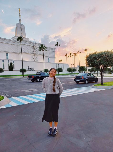 Temple Trip Outfit, Lds Sunday Outfits, Modest But Trendy Outfits, Modest Mission Trip Outfits, Cute Mission Fits, Lds Mission Dresses, Mexico Mission Trip Outfits, Lds Dresses Church, Garment Friendly Summer Outfits Lds