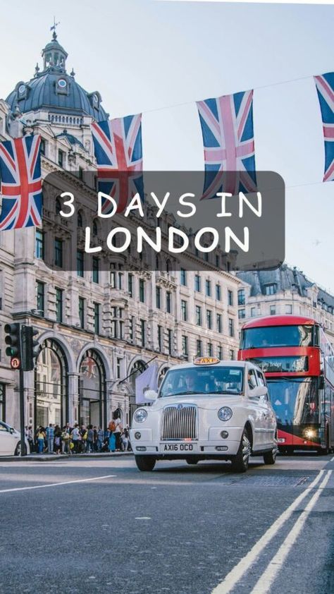 3 Days in London: Your Perfect Weekend Itinerary – godestinationdispatch.com 3 Days In London, Travel Life Hacks, 3 Days Trip, London Taxi, London Itinerary, Day Trips From London, Medieval Fortress, Weekend Itinerary, Europe Winter