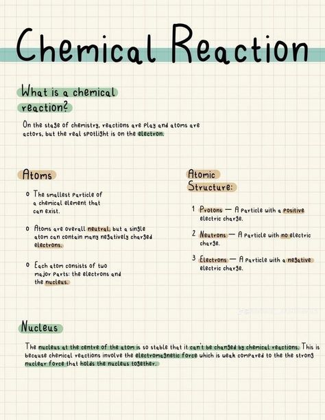 Aesthetic Notes Study Inspiration Chemistry, Aesthetic Notes Study Inspiration, Aesthetic Chemistry, Gcse Chemistry, Chemistry Study Guide, Science Revision, Chemistry Basics, Study Chemistry, Notes Study