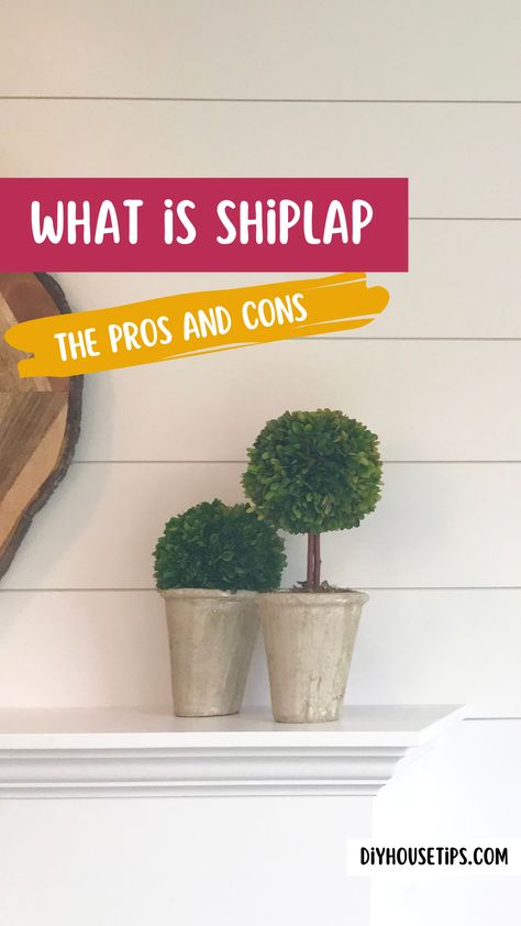 Learn what shiplap is, its pros and cons, and how to use it to elevate your home decor. Get inspired and add a touch of rustic elegance to your space. 🏡✨ #shiplap #ShiplapDecor #HomeRenovation #InteriorDesign" How To Use Shiplap In Your Home, Shiplap Wall With Cabinets, How To Do Shiplap Walls, Joanna Gaines Shiplap, Horizontal Shiplap, Shiplap Boards, Popular Interior Design, Ship Lap Walls, Pros And Cons