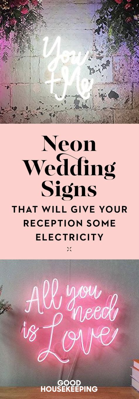 Neon Wedding Signs Neon Sign Sayings, Name In Lights, Sign Sayings, Top Wedding Trends, Marriage Vows, Wedding Neon Sign, Neon Wedding, Wedding Songs, Wedding Locations