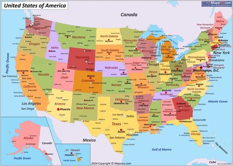 Map of The United States of America Photo Map United States, Map Of Arkansas, Map Of United States, Map Of The Usa, Usa Maps, Map Of Usa, Brain Book, Map Of The United States, Geography Map