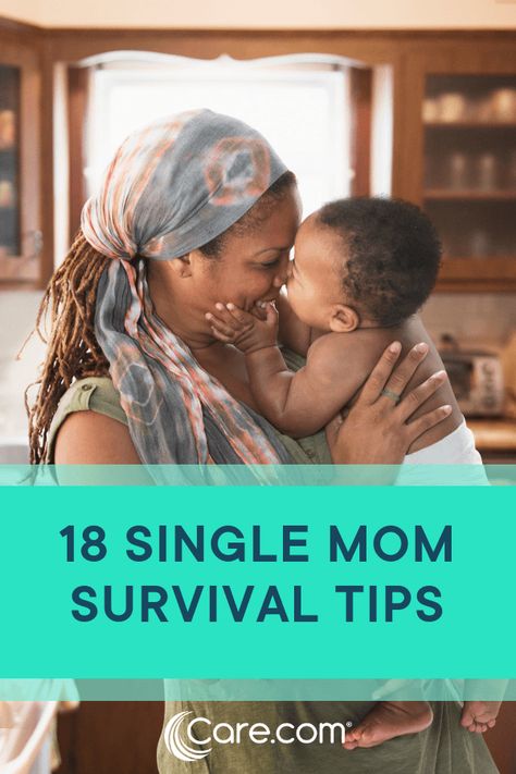 We asked single moms for their best advice on conquering some of the most challenging parts of being a single parents. Here are their tips on how to stay organized, slay your financial challenges, raise well-adjusted kids and keep yourself happy all at the same time. #parentingadvice #singlemom Single Mom Hacks Tips, Single Parent Hacks, How To Be A Single Mom Of Two, Being Sick As A Single Mom, Help For Single Moms, Support Single Moms, Raising A Son As A Single Mom, Single Mom Help, Mom Care