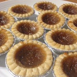 Sandra's Butter Tarts - Allrecipes.com Butter Tarts Filling Recipe, Best Butter Tart Recipe, Butter Tarts Recipe, Frozen Tart Shells, Tart Shells Recipe, Goodies Recipes, Easy Tart Recipes, Homemade Pie Crust Recipe, Tarts Recipe