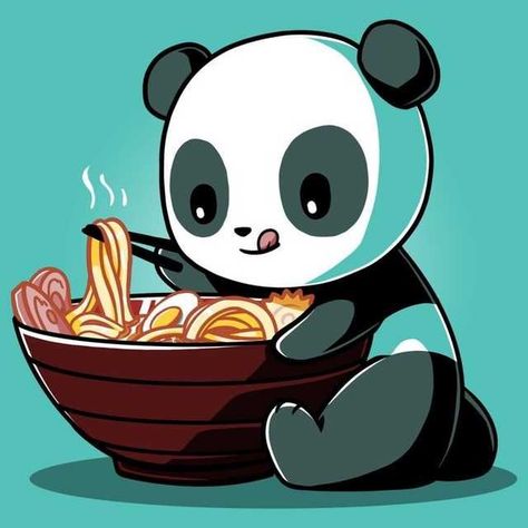 panda designs, panda tattoo, panda wallpaper, panda quotes, pandas baby, panda pictures, panda drawings, pandas art, panda draw, simple drawing, pencil drawing, panda decoration, panda, easy drawing, pandas drawing, panda quote, panda drawing, panda art, panda ideas, cute panda Panda Eating, Panda Bear, Ramen, Noodles