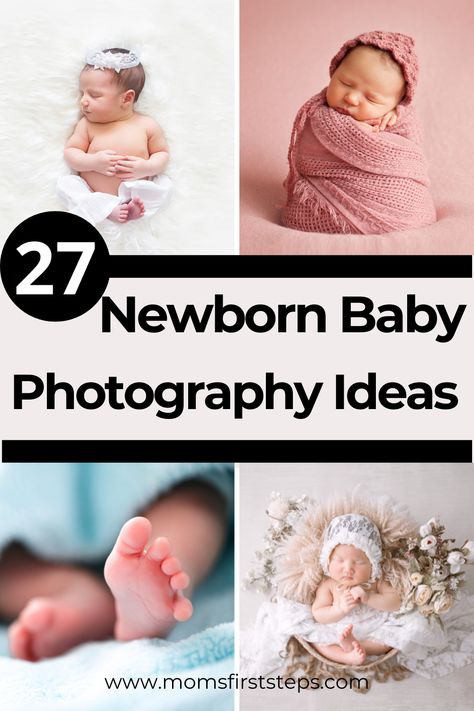 Planning for newborn baby photography? This article has 27 expert ideas that will help you plan for a successful newborn baby photoshoot. Cute Newborn Baby Pics, Fun Newborn Picture Ideas, Newborn Photos Girly, Newborn Photo Shoot Poses, Posing Newborns For Pictures, Baby Girl Photoshooting Ideas At Home, New Baby Photoshoot Ideas, Newborn Girl Photoshooting Outfits, Newborn Photo Ideas At Home