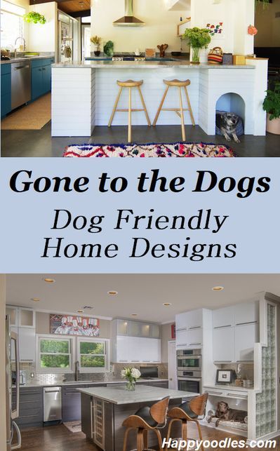 As more and more people choose to share their homes with their fury best friend interior design experts show us that they are up to the challenge of designing homes that are dog friendly.   Check out these innovative custom kitchen designs that give dogs a place of their own without taking up much space. Dog Interior Design, Dog Pampering, Indoor Dog Room, Pet Friendly Living Room, Pet Friendly Flooring, Dog Spaces, Dog Friendly Home, Dog Room, Dog Home Decor