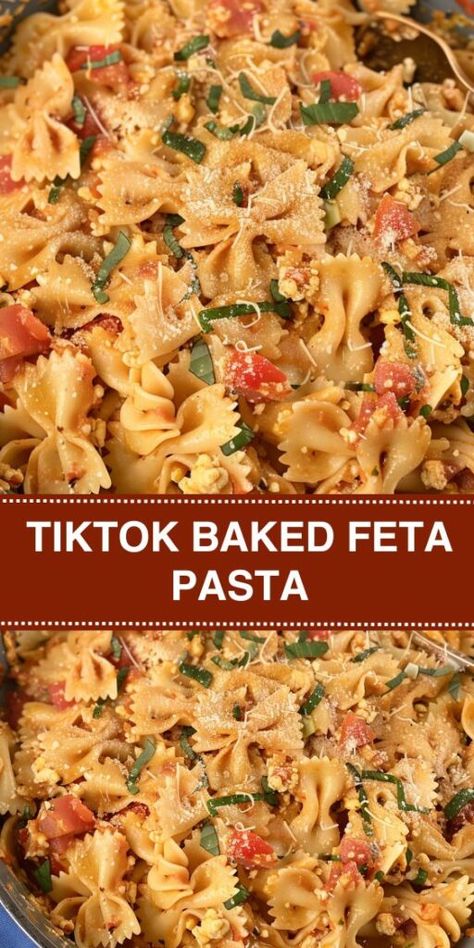 Feta Cheese And Cherry Tomatoes, Feta Pasta Bake Tiktok, Tiktok Feta Tomato Pasta, Baked Feta Pasta With Cherry Tomatoes, Recipes Using Feta Cheese, Tomato Feta Pasta Bake, Feta Tomato Pasta Bake, Feta Baked Pasta, Simple Dinner Recipes For Family