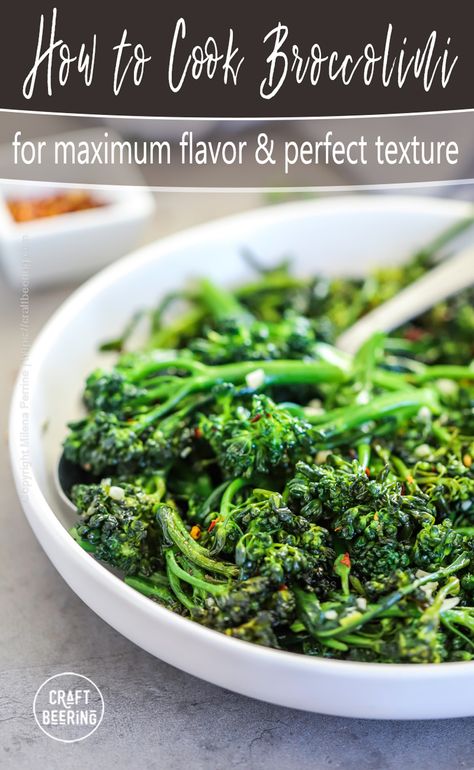 Meals With Broccolini, Parmesan Broccolini Recipe, Broccolini And Mushroom Recipe, Broccolitini Recipes, Best Way To Cook Brocollini, Best Broccolini, Cooking Broccolini On Stove, Charred Broccolini Recipe, How To Make Brocollini