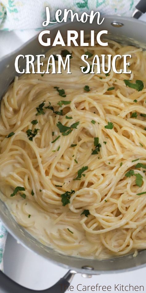 Light Butter Sauce For Pasta, Essen, Light Pasta Sauce Olive Oil, Chicken Pasta Lemon Cream Sauce, Creamy White Sauce Recipe, Pasta Sauce With Chicken Broth, Lemon Heavy Cream Sauce, Lemon Garlic Butter Sauce For Pasta, Creamy Lemon White Wine Sauce Pasta