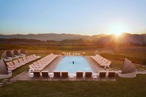 Napa Wine, Sonoma Valley, Napa Ca, Wine Country California, Hotel Pool, Resort And Spa, Usa Travel Destinations, Wine Tour, Cool Pools