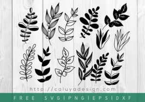 Paper Flower Leaves, Caluya Design, Keychain Svg, Flower Svg Files, Free Svgs, Botanical Leaves, Projets Cricut, Large Paper Flowers, Leaf Template