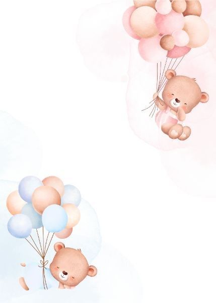 Teddy Bear Gender Reveal, Neutral Gender Reveal, Bear Gender Reveal, Christening Invitations Girl, Gender Reveal Cards, Gender Reveal Baby Shower Themes, Gender Reveal Invitations Template, Stork Baby Showers, Surprise Baby Shower