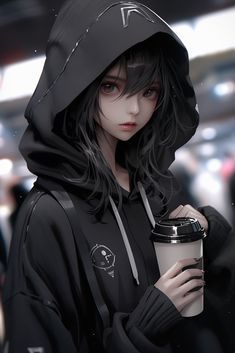 Tomboy Drawing, Cute Monsters Drawings, Adorable Anime, Anime Magic, Girl Wallpapers, Anime Black Hair, Anime Phone, Anime Pixel Art, Aesthetic Vibes